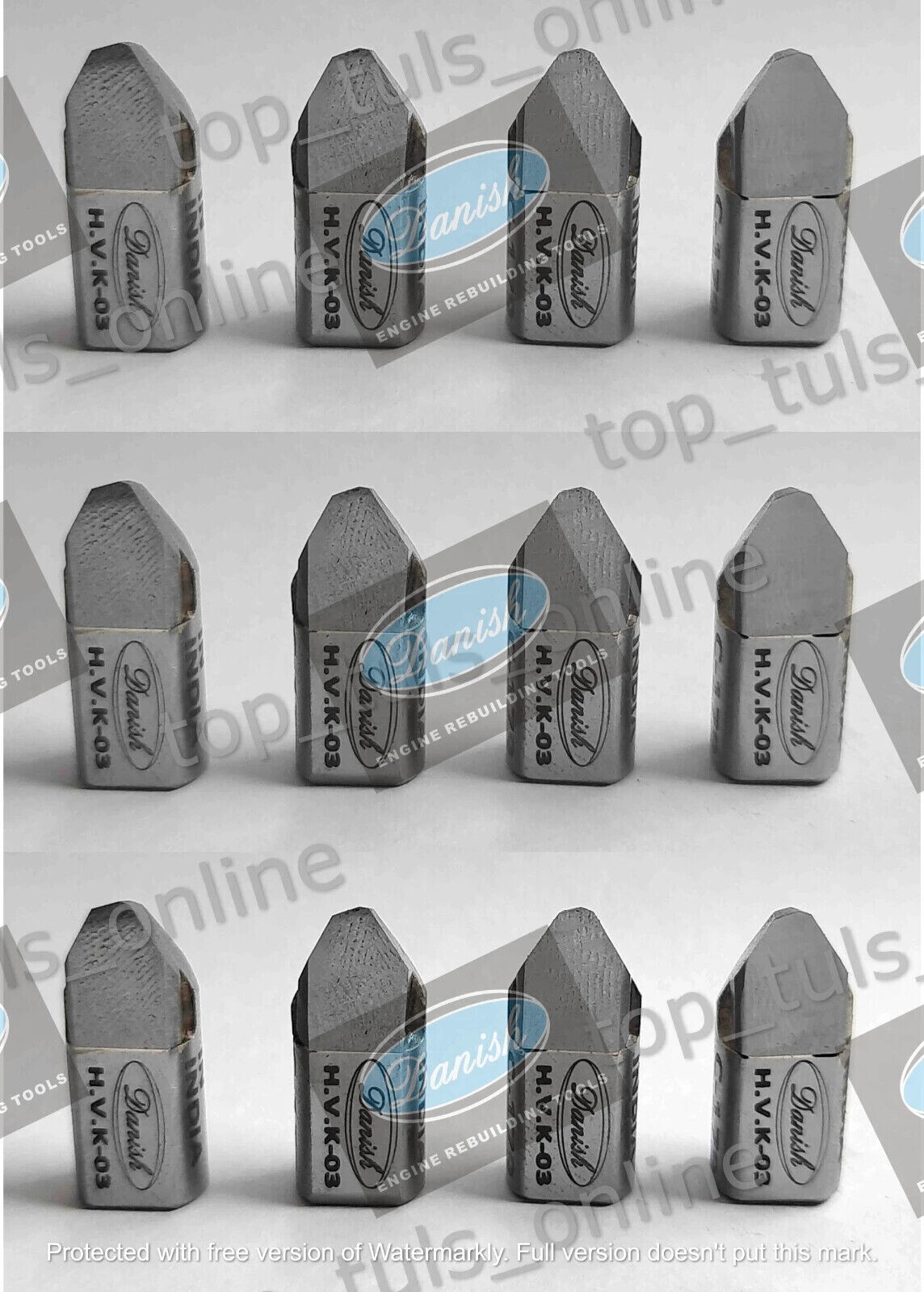12x Van Norman USA Boring Bar Bit CARBIDE TIPPED 944/ 900/943 1/4″ EXPRESS SHIPP