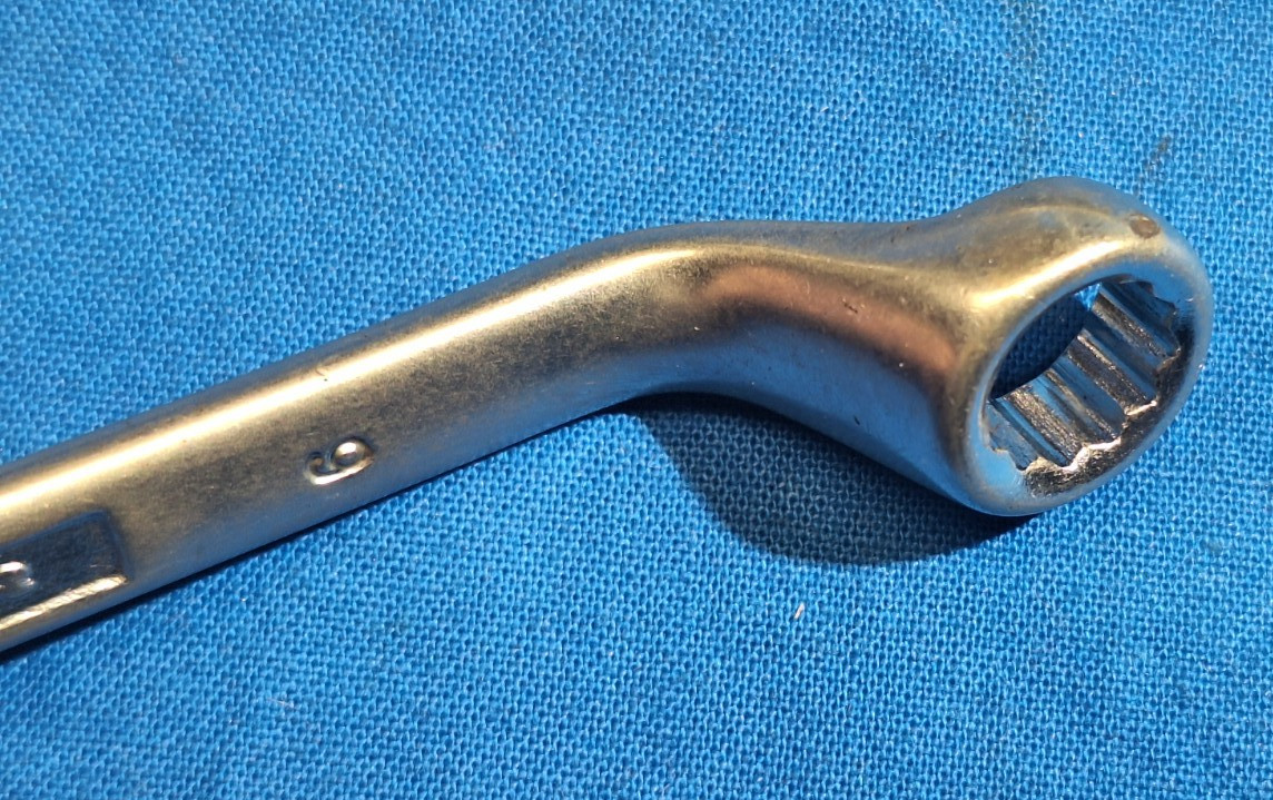 Facom 55 OGV 8mm-9mm deep offset box wrench France