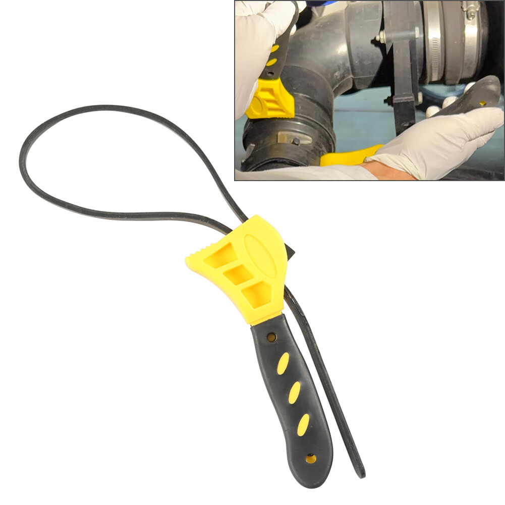 6 Inch Rubber Strap Wrench Tool Oil Filter Pipe Wrench Rubber Strap Mechanics