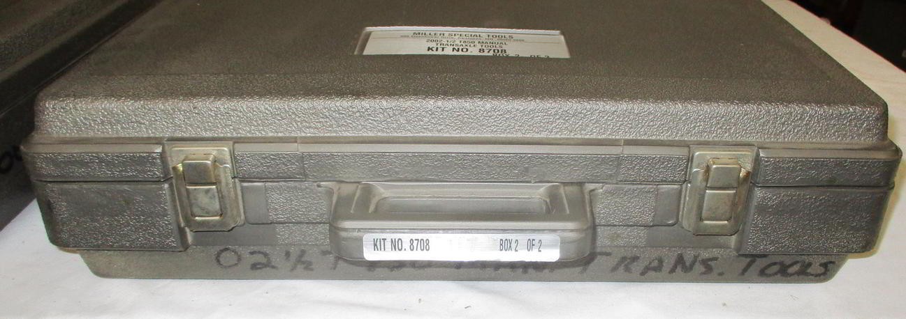 Miller Special Tools 8708 2002 ½ T850 Manual Transaxle Tools BOTH Boxes SRT-4