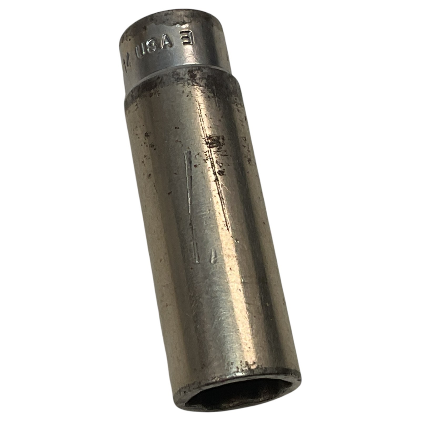 Snap-on STM14 7/16″ 6 Point 1/4″ Drive Deep Chrome Socket USA Tool