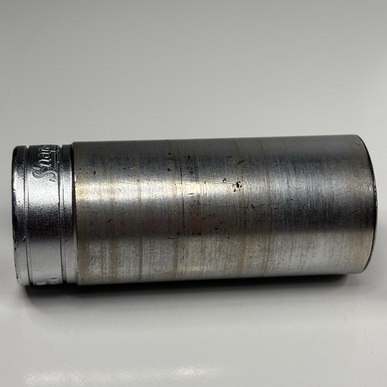 Snap On Tools SFS281 3/8 Dr 6Pt SAE 7/8 Flank Dr Deep Chrome Socket VTG USA