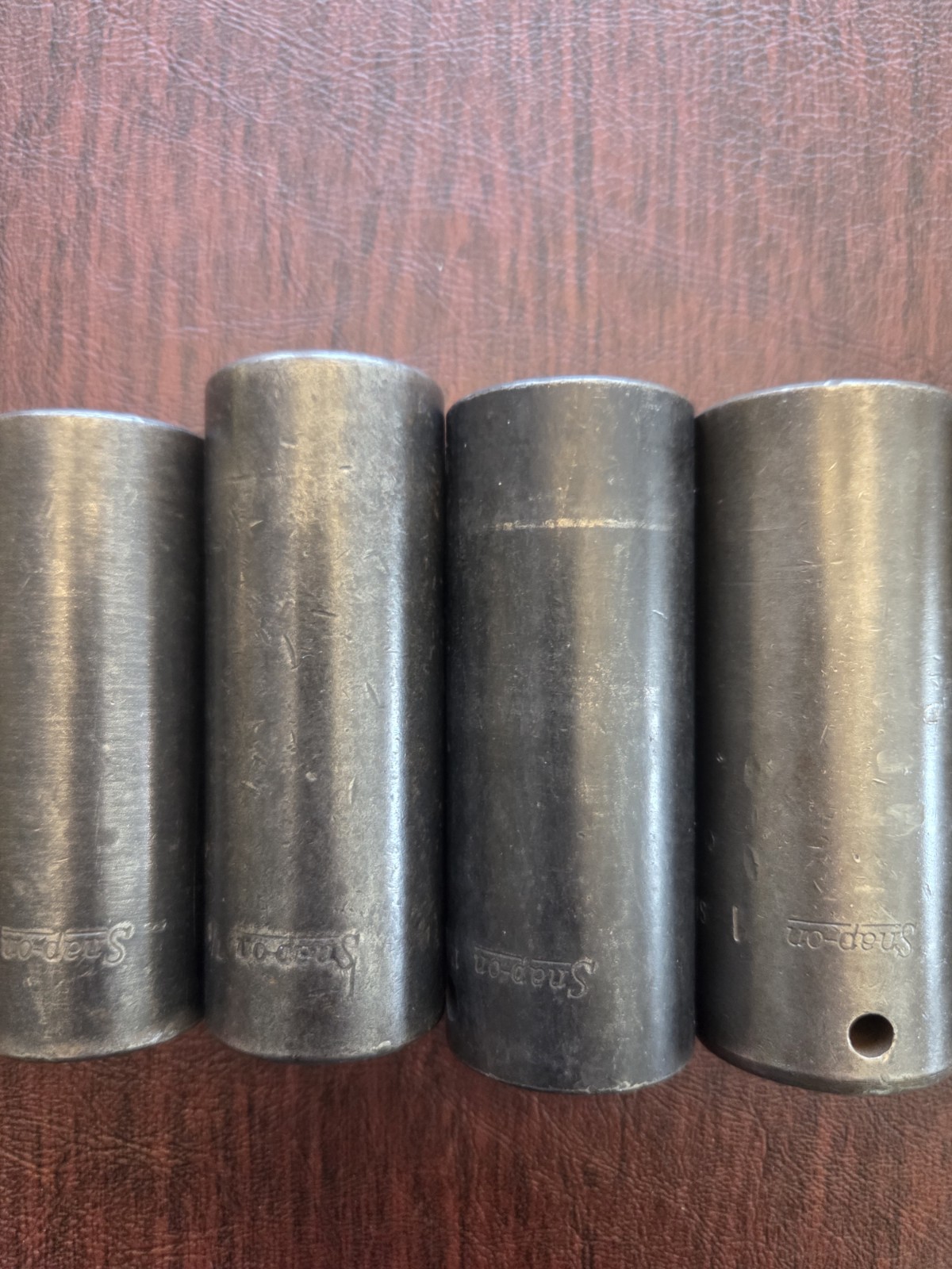 Snap On Tools Large 13 Piece Deep SAE 6 Point Impact Socket Set 7/16″ TO 1-1/4″