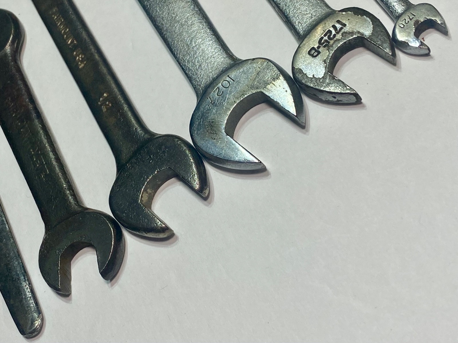 Vintage Fairmount 6 pc. Open-End Wrench Lot, ca. 1930’s-1950’s, Made in USA