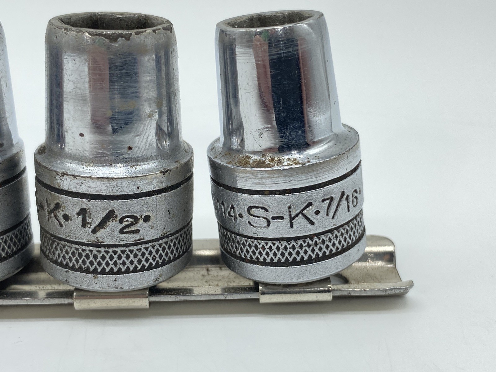 VTG S-K 1/2″ Drive 11pc Knurled Sockets 1-1/6″ down to 7/16″