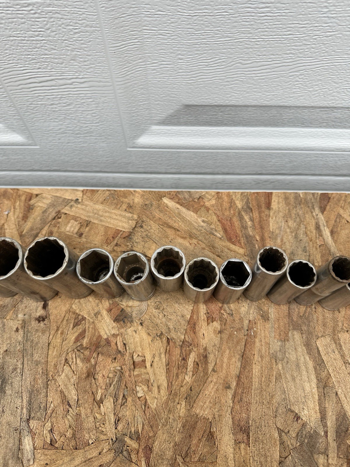 Vintage Lot Of 18 deep sockets Craftsman klein S-K Made USA 1/2 drive