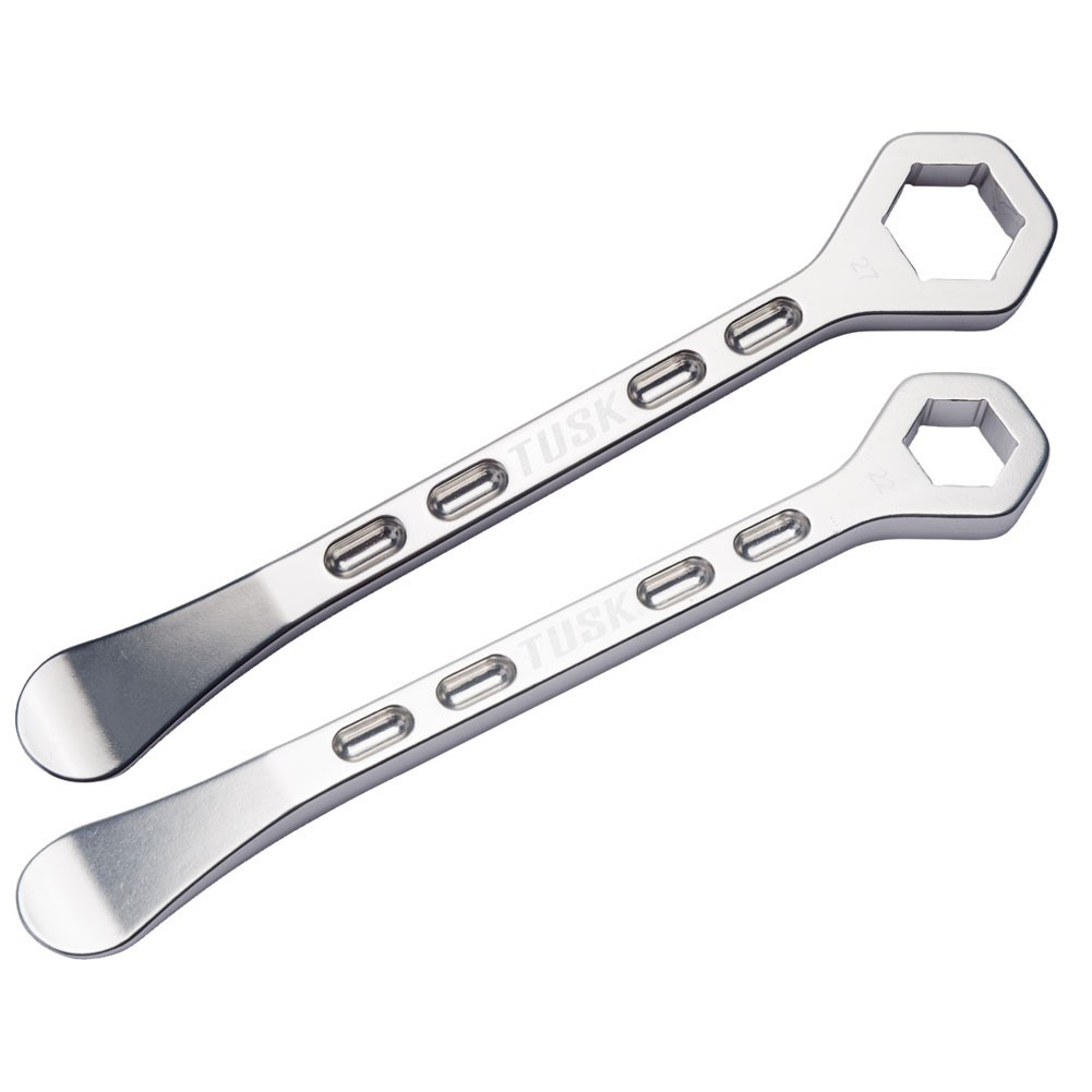 Tusk Aluminum Tire Iron Kit with 22mm and 27mm Axle Wrench