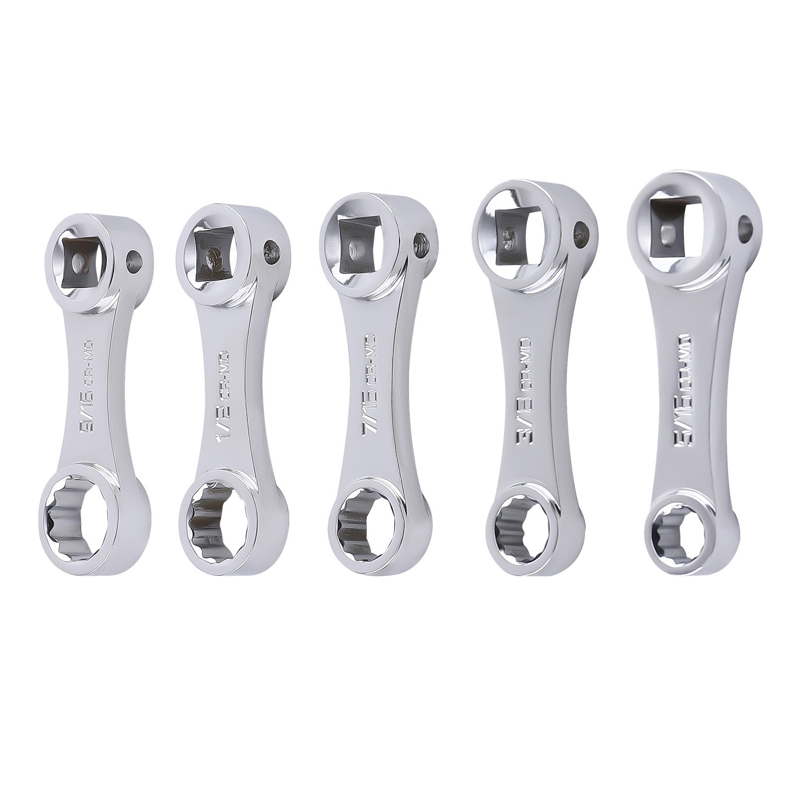 12PCS 3/8″ Drive Torque Adapter Extension Set SAE 12-Point Socket 5/16″-1″