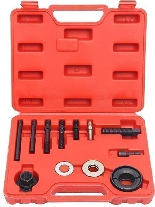 Pulley Puller and Installer Power Steering Pump Remover Alternator – 13 PCS Kit