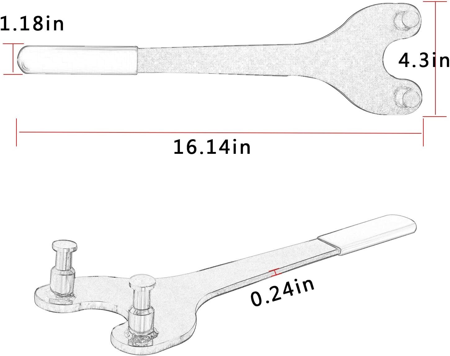 Sujetador de Polea de Árbol de Levas para Toyota Nissan Camry V6 W89208