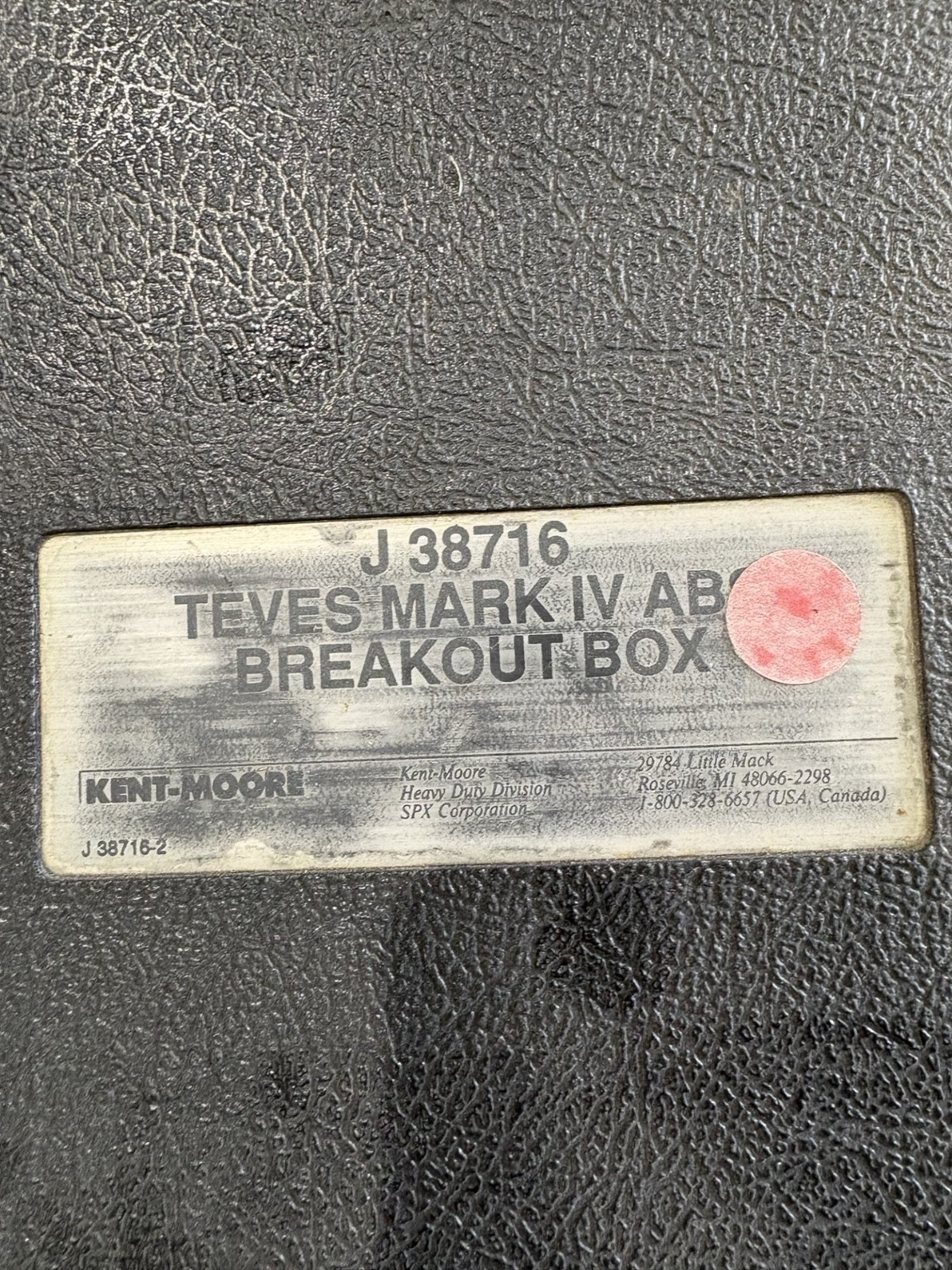 Kent Moore J-38716 Teves Mark IV ABS Breakout Box