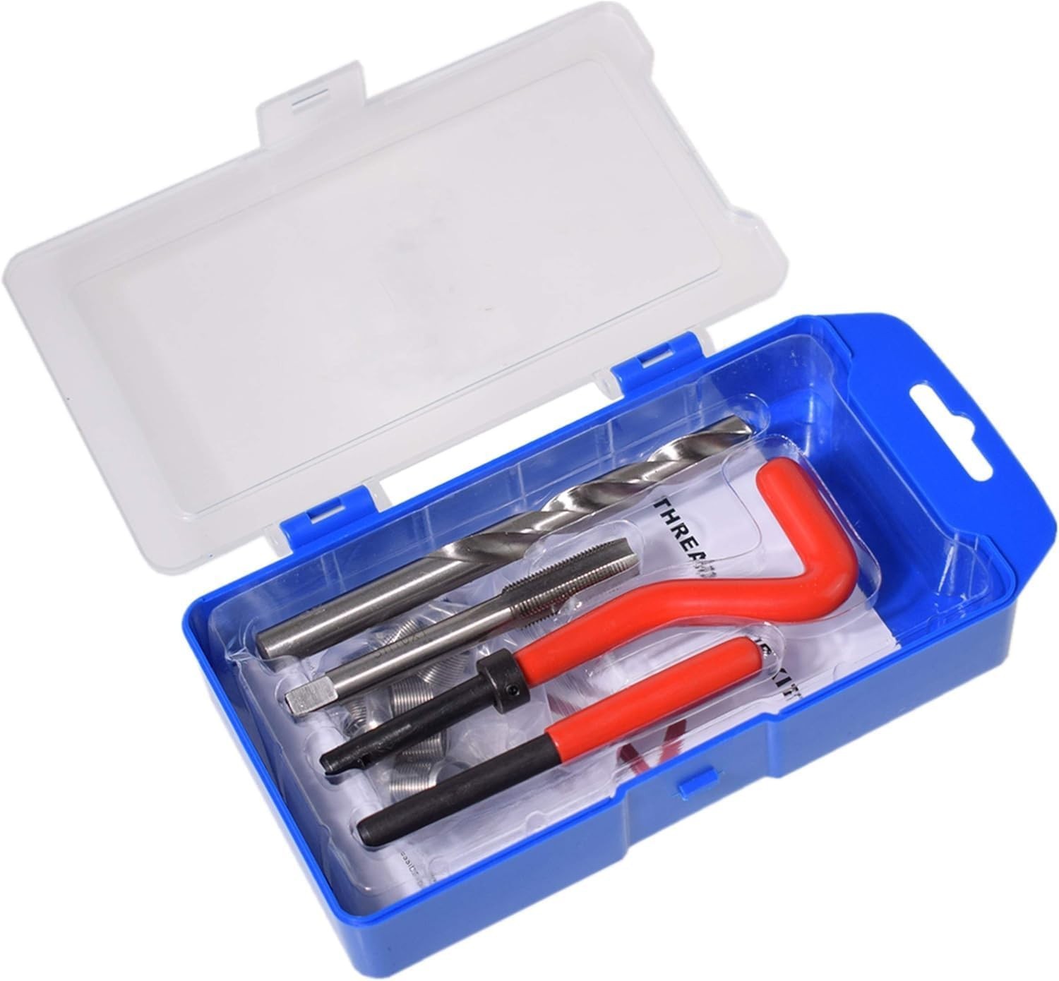 M12 X 1.75 Thread Repair Kit, Metric Helicoil Kit with HSS Drill Bit, 10PC Wi…