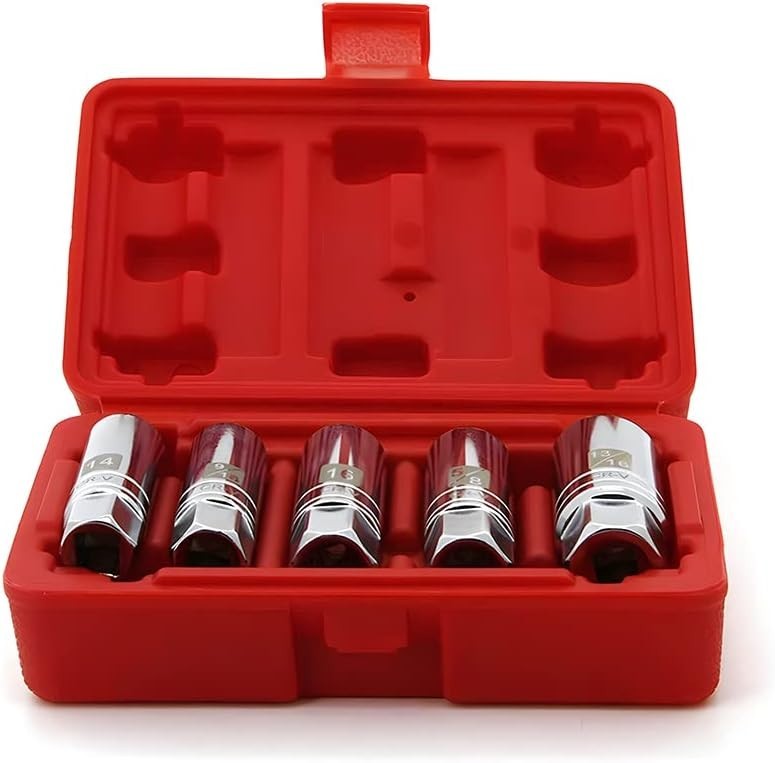 High Performance Magnetic Spark Plug Socket Set – Easy Installation, 5 Pieces