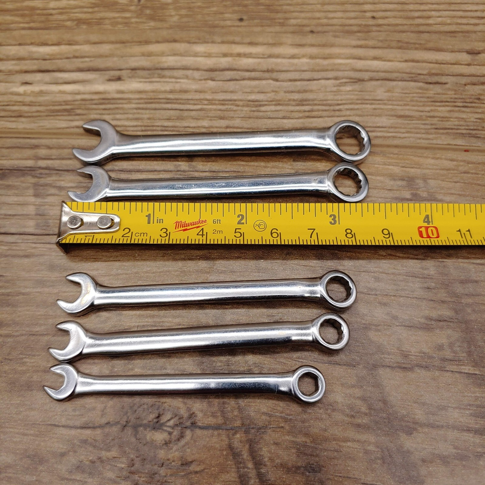 Five (5) Craftsman SAE Combination Ignition Wrenches 5/32 13/64 7/32 1/4 9/32