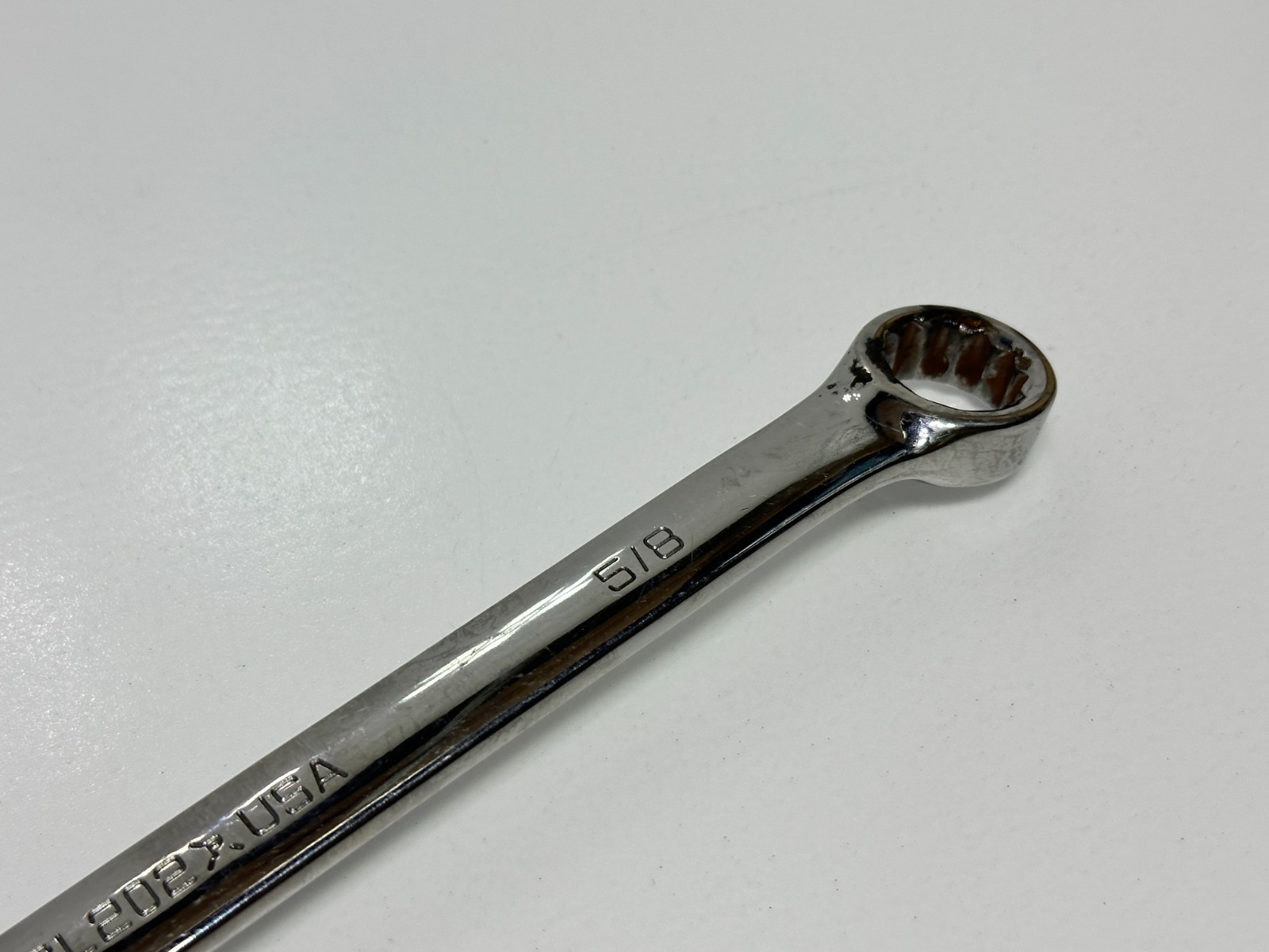 Matco Tools USA RCL202 5/8″ Long Chrome Combination Wrench, 12 Point