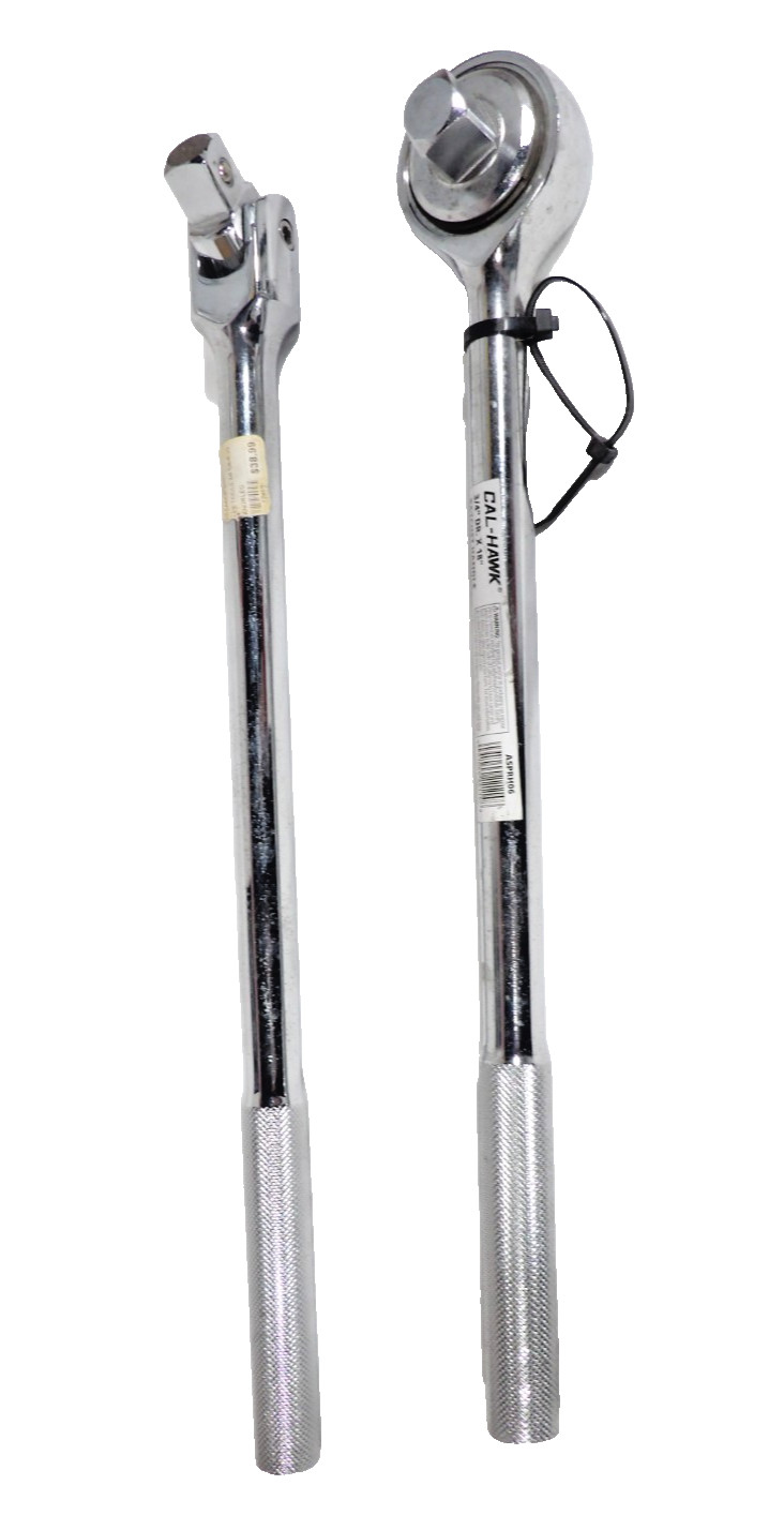 Set of Two- One Cal Hawk, Ratchet Handel & One Lee Tools Breaker Bar