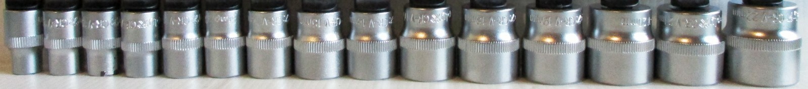 Standard Socket SET 3/8″ / 1 each(8,9,10,11,12,13,14,15,16,17,18,19,20,21,22mm)