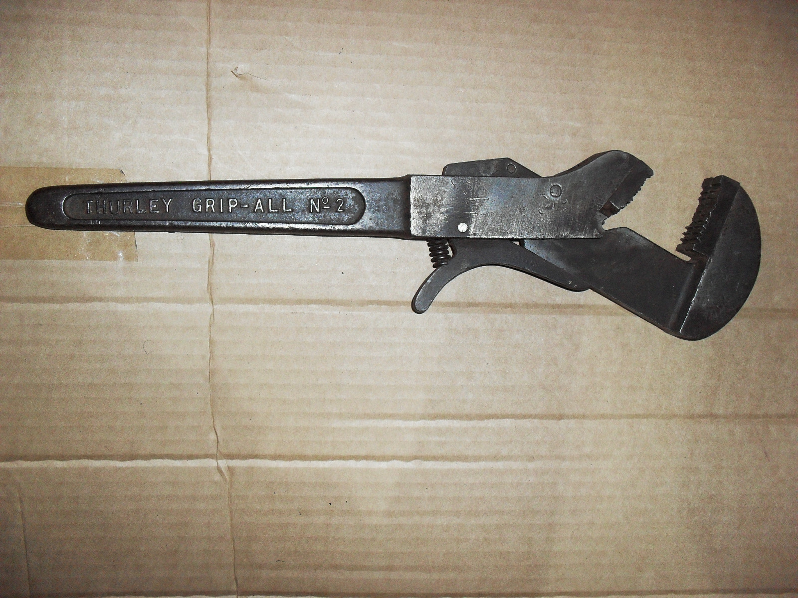 THURLEY GRIP-ALL No,2 PATENT No.215553 WRENCH Made Birmingham, England, UK