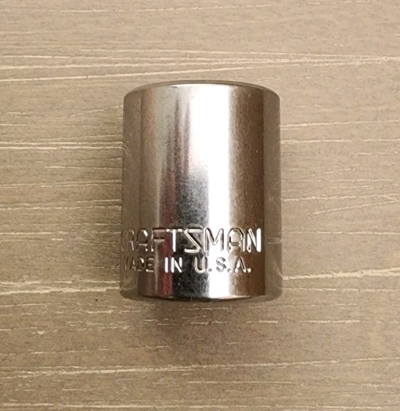 Craftsman USA 1/2″ Socket 6 Point 1/4″ Drive G 43499