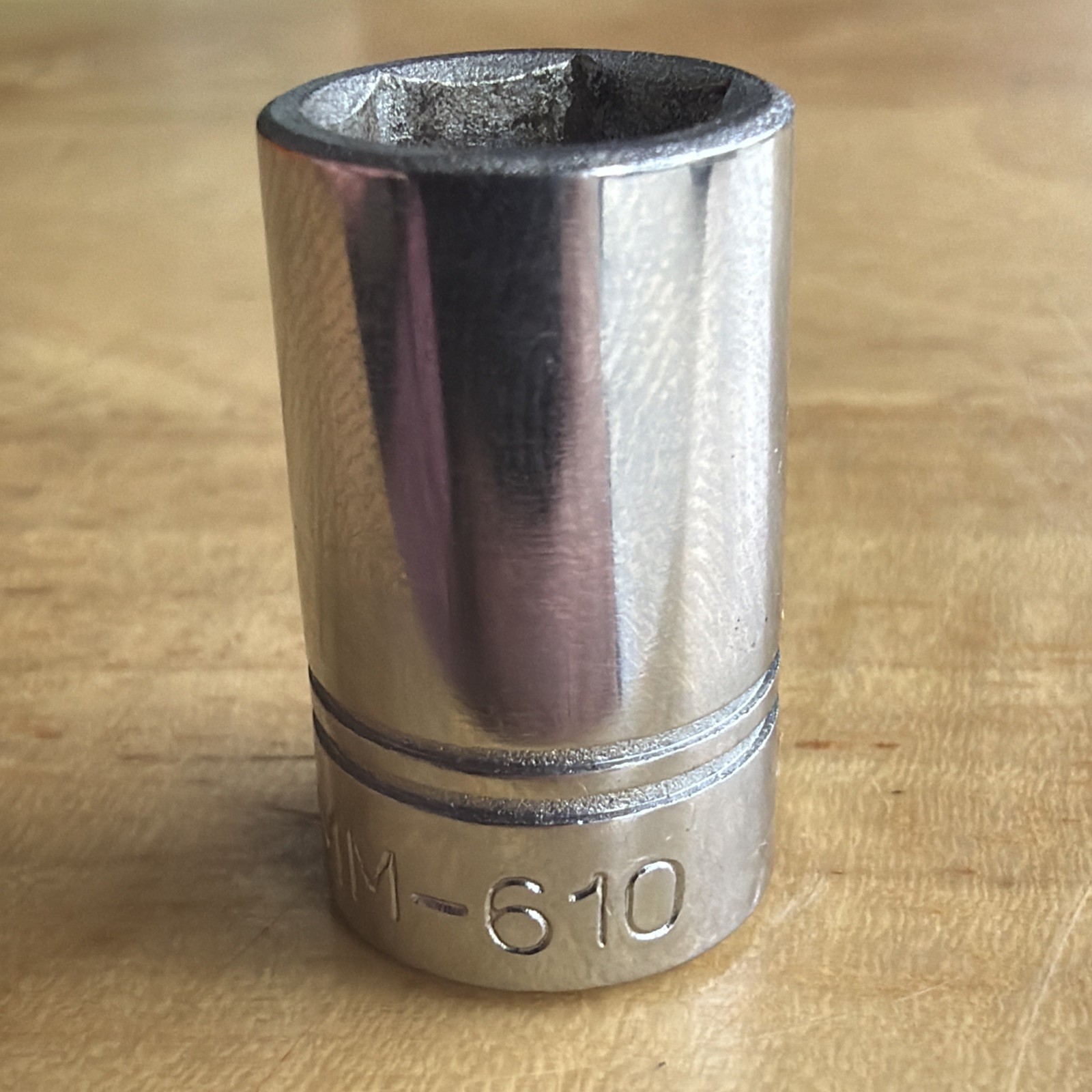 Vulcan x Williams Tools 10mm Shallow Socket 1/4″ Drive 6 Point MM-610 Vtg USA
