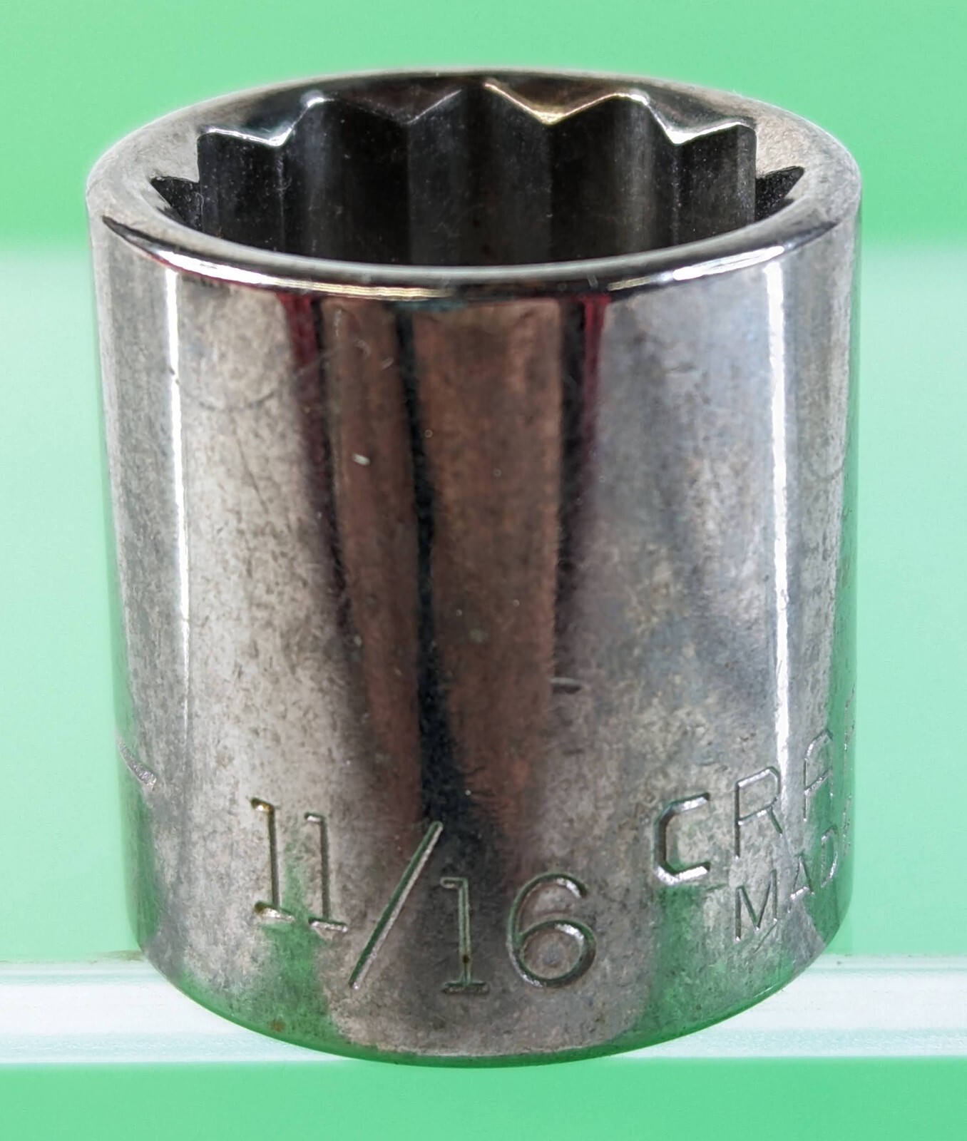 Craftsman USA 11/16″ 12 Point 3/8″ Drive Shallow Socket G Series 44336