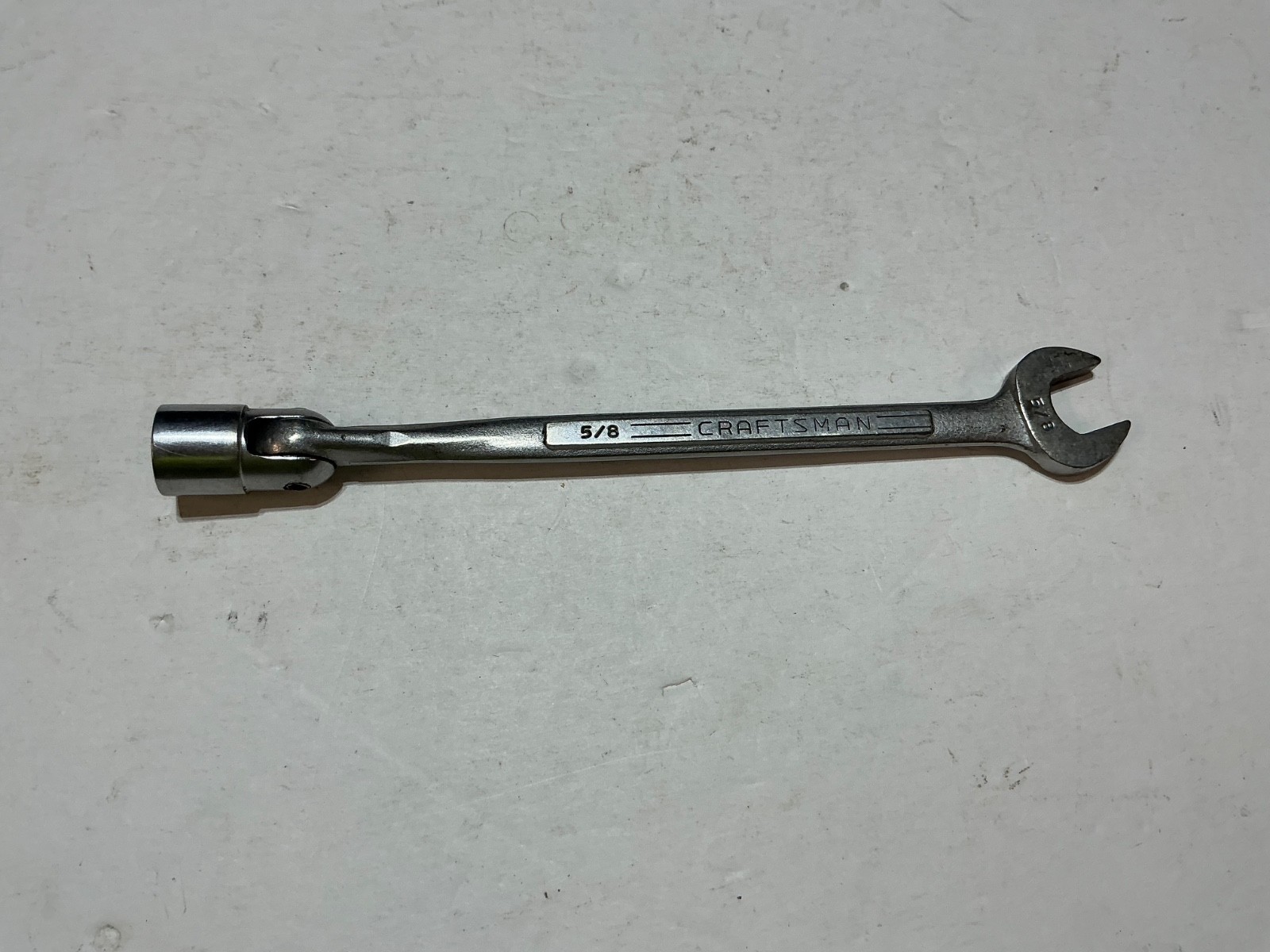 Vintage Craftsman 5/8″ Saltus Flex Socket End Wrench 12 Point =V= Series USA