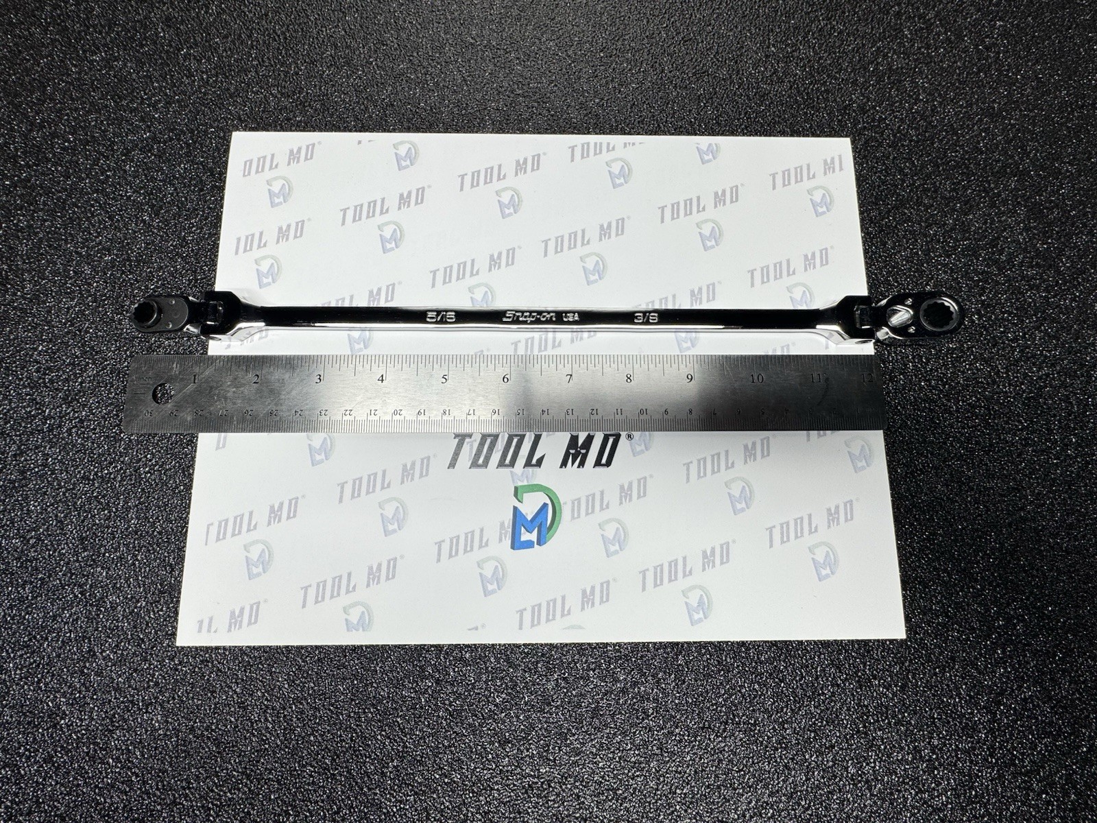 Snap-on Tools NEW 5/16” – 3/8” SAE Double Flex Ratcheting Box Wrench XFRR1012
