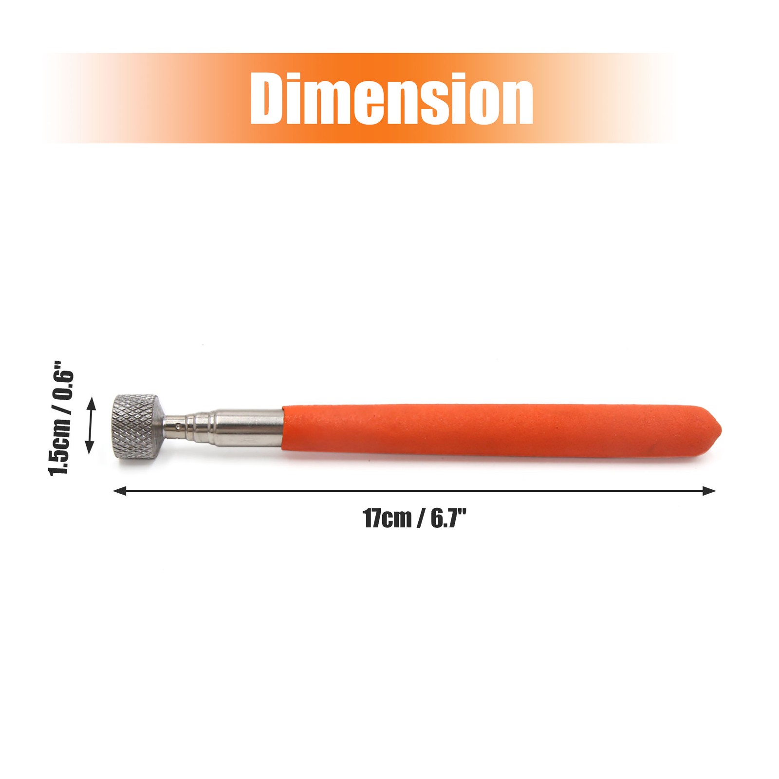 30.7″ Length Telescopic Magnet Magnetic Pen Pick Up Rod Stick Handheld Tools