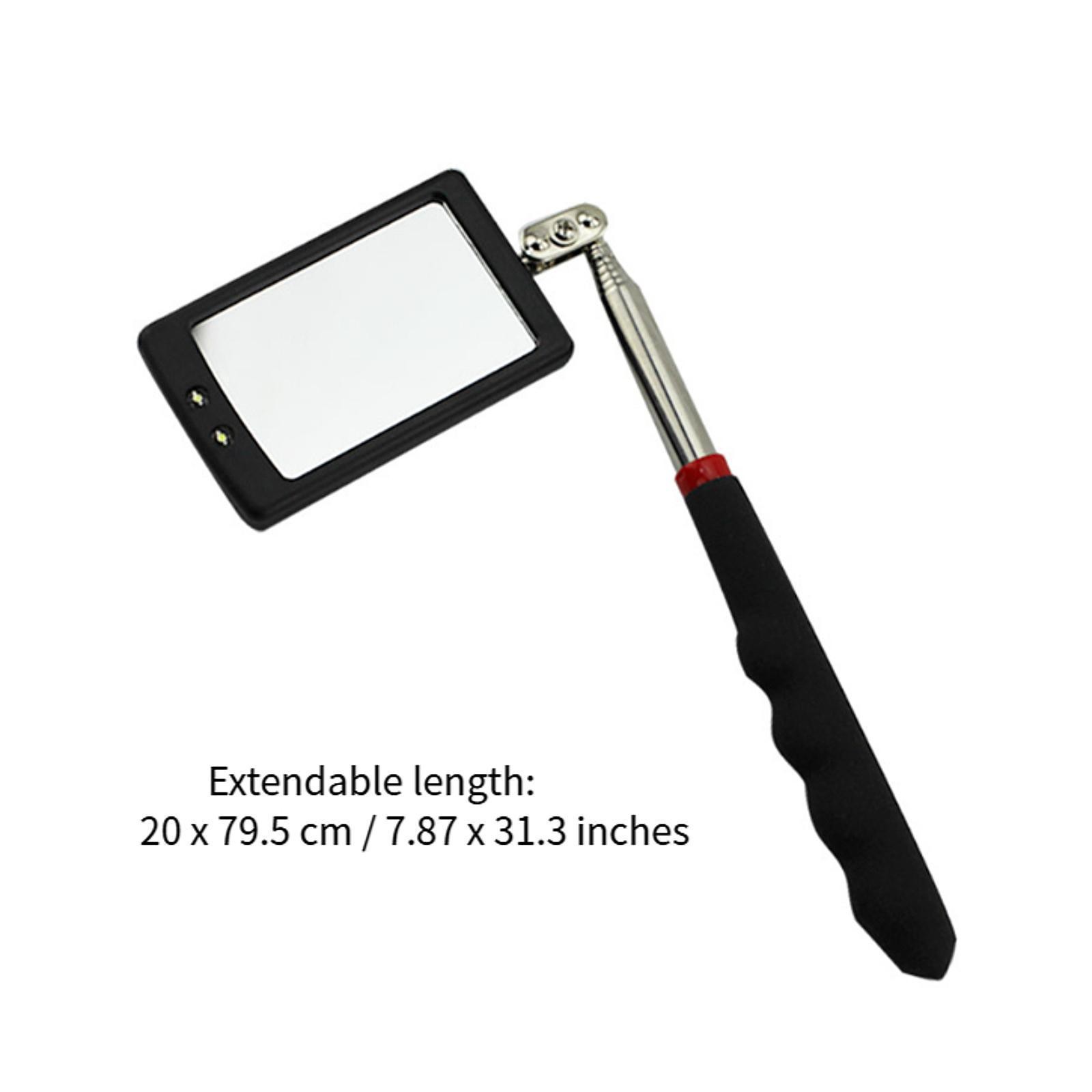 Automotive Inspection Mirror Telescoping LED Lighted for Industrial