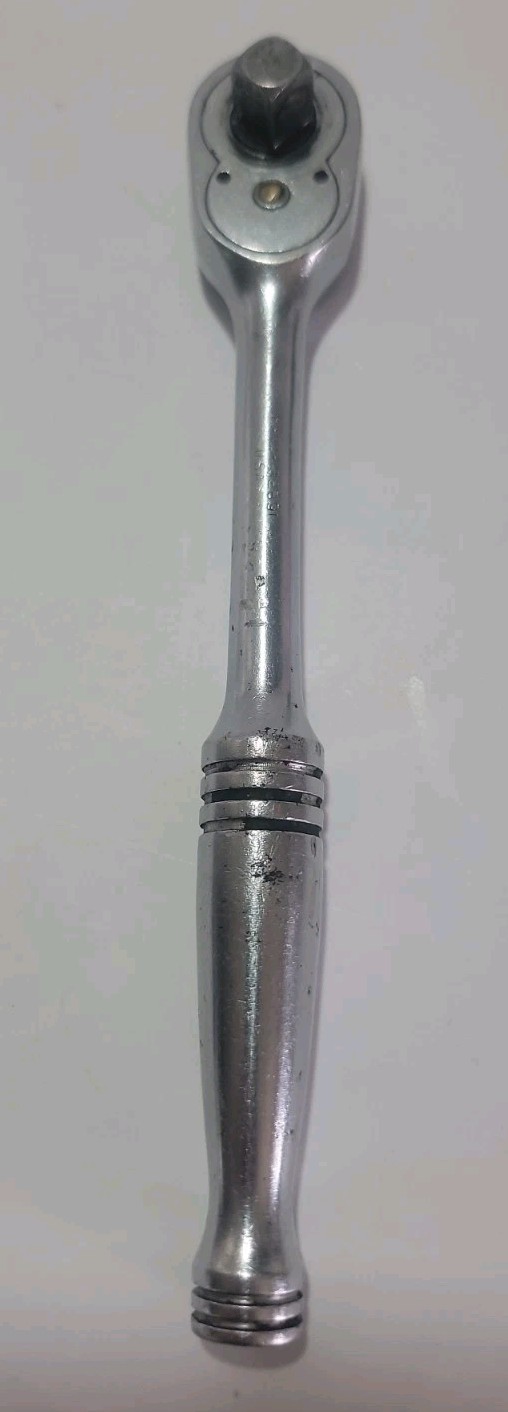 Vintage Snap-On F-710-A 3/8″ Drive Ratchet Wrench 7.5″ Long USA