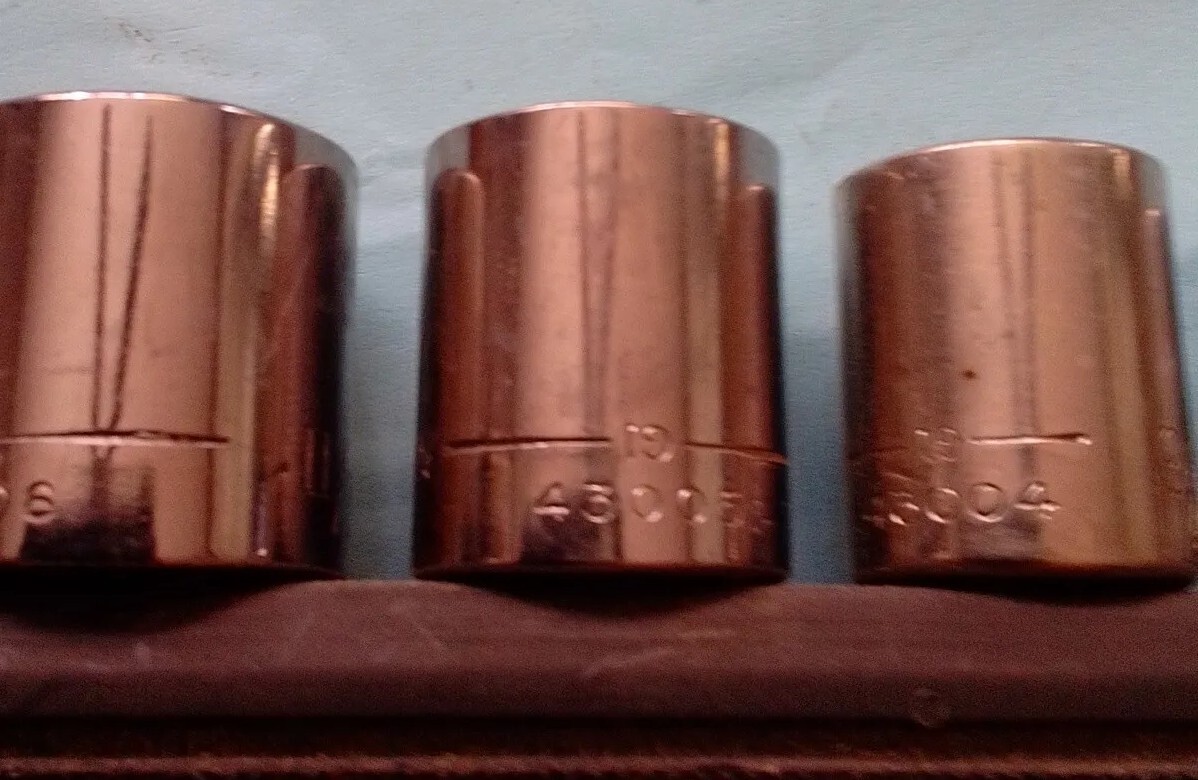 Craftsman 3/8″Dr. 6pt sockets. 1/4″-15/16″. G, G1 G2 Gk V Mixed Series QTY. 11