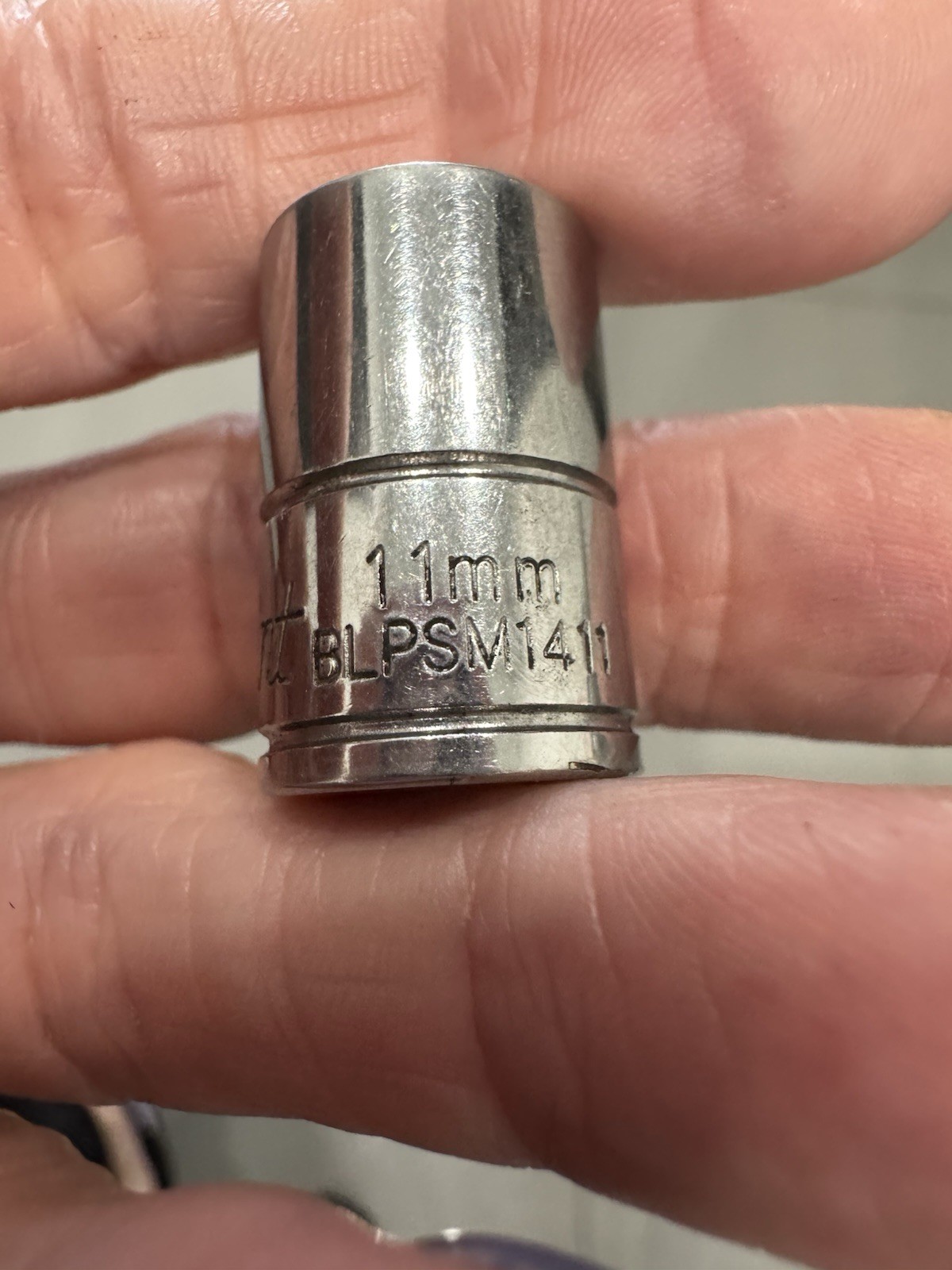 Blue-Point Tools BLPSM1411 6pt 1/4″ Drive 11mm Shallow Metric Socket USA