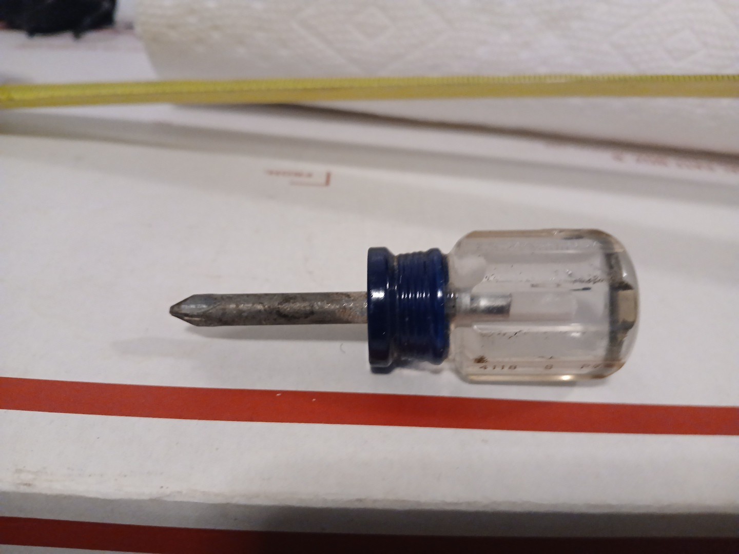 Craftsman Tools USA (WF) NOS #2 Phillips Stubby Short Screwdriver Model 4118 Spr