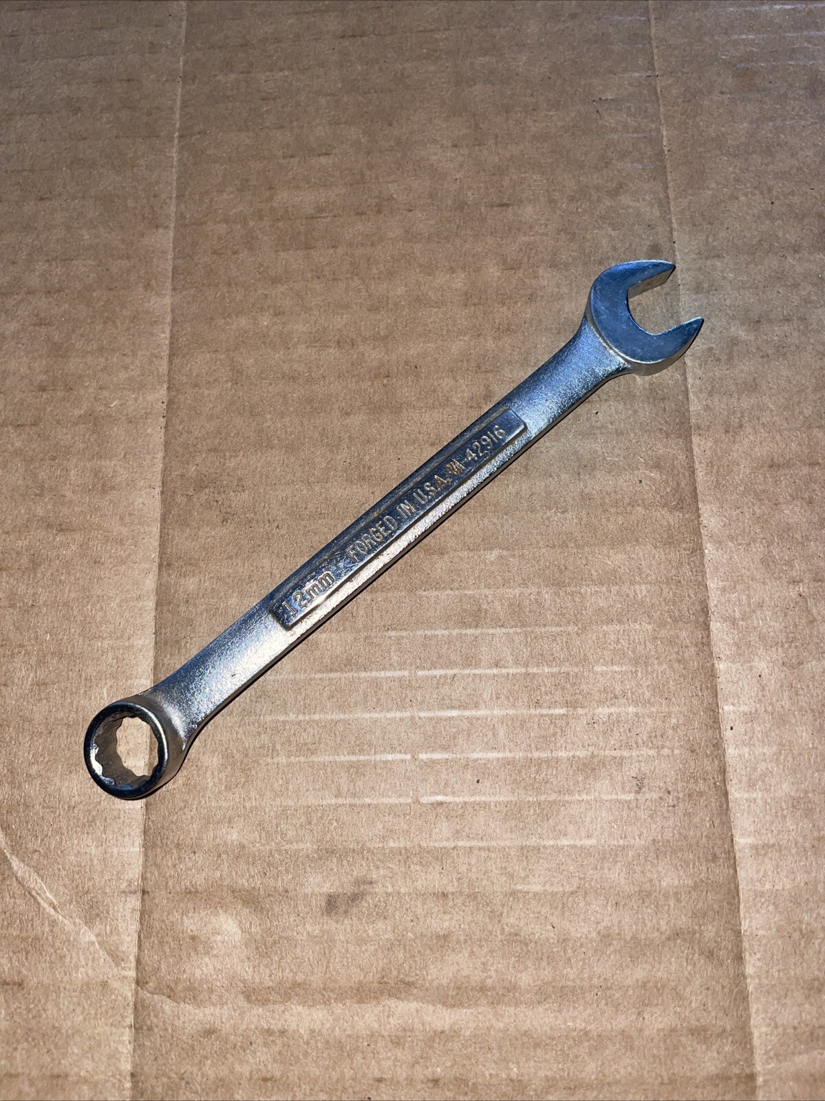Vintage Craftsman 12MM 12 Point Combination Wrench VA 42916 Made in USA