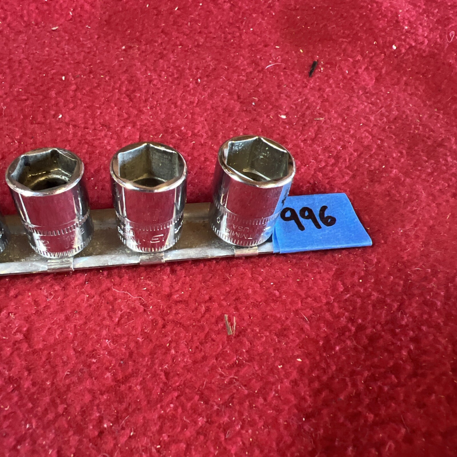 Snap On 1/4in. Drive TMM 4mm – 14mm 6 Point Shallow Socket Set (11 Piece) No 8mm