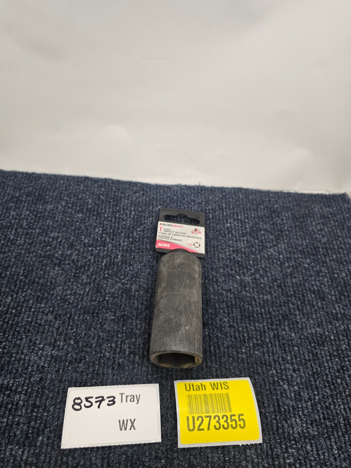 Autocraft AC353: 1” SAE Standard Deep Impact Socket, 1/2” Drive