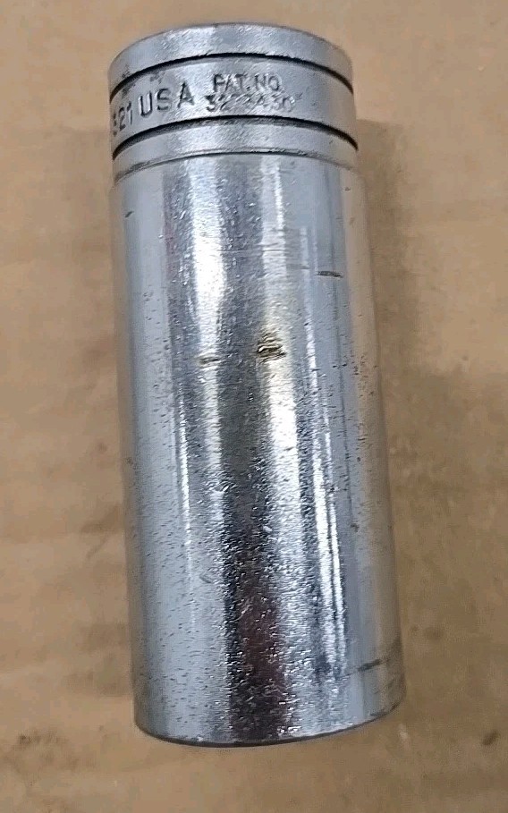 Snap On 1/2″ Drive 1″ 6PT SAE Deep Chrome Socket USA TS321