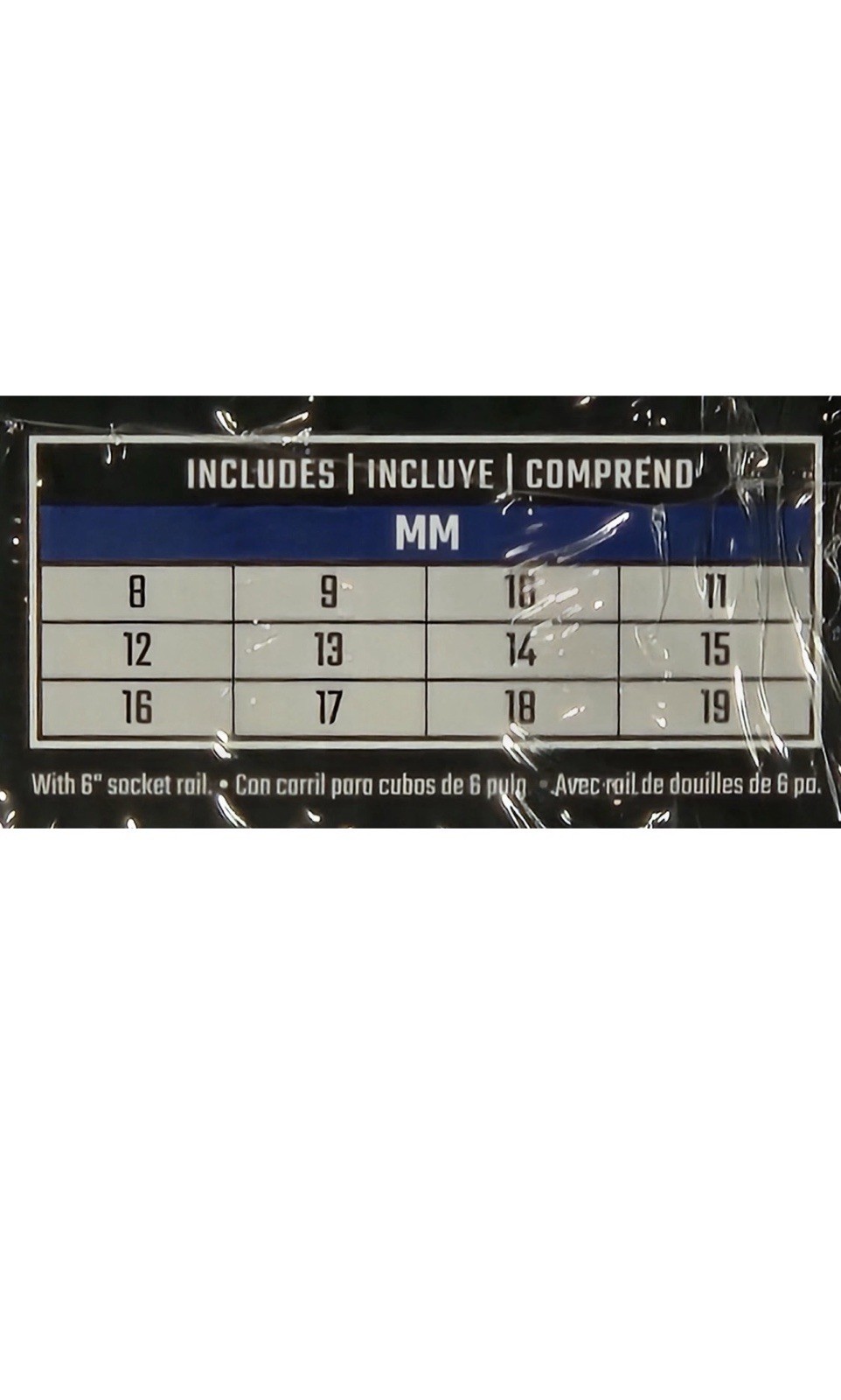 Craftsman V-Series 3/8″ Drive Metric Deep Socket Set 6 Pt 12 Piece CMMT17560V