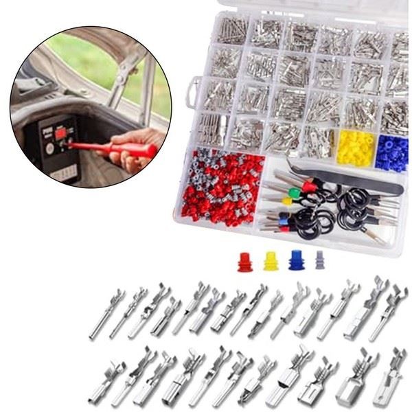 Pin Connector Wire Terminal Kit 660 Pieces with Multiple Sizes for Flexibility