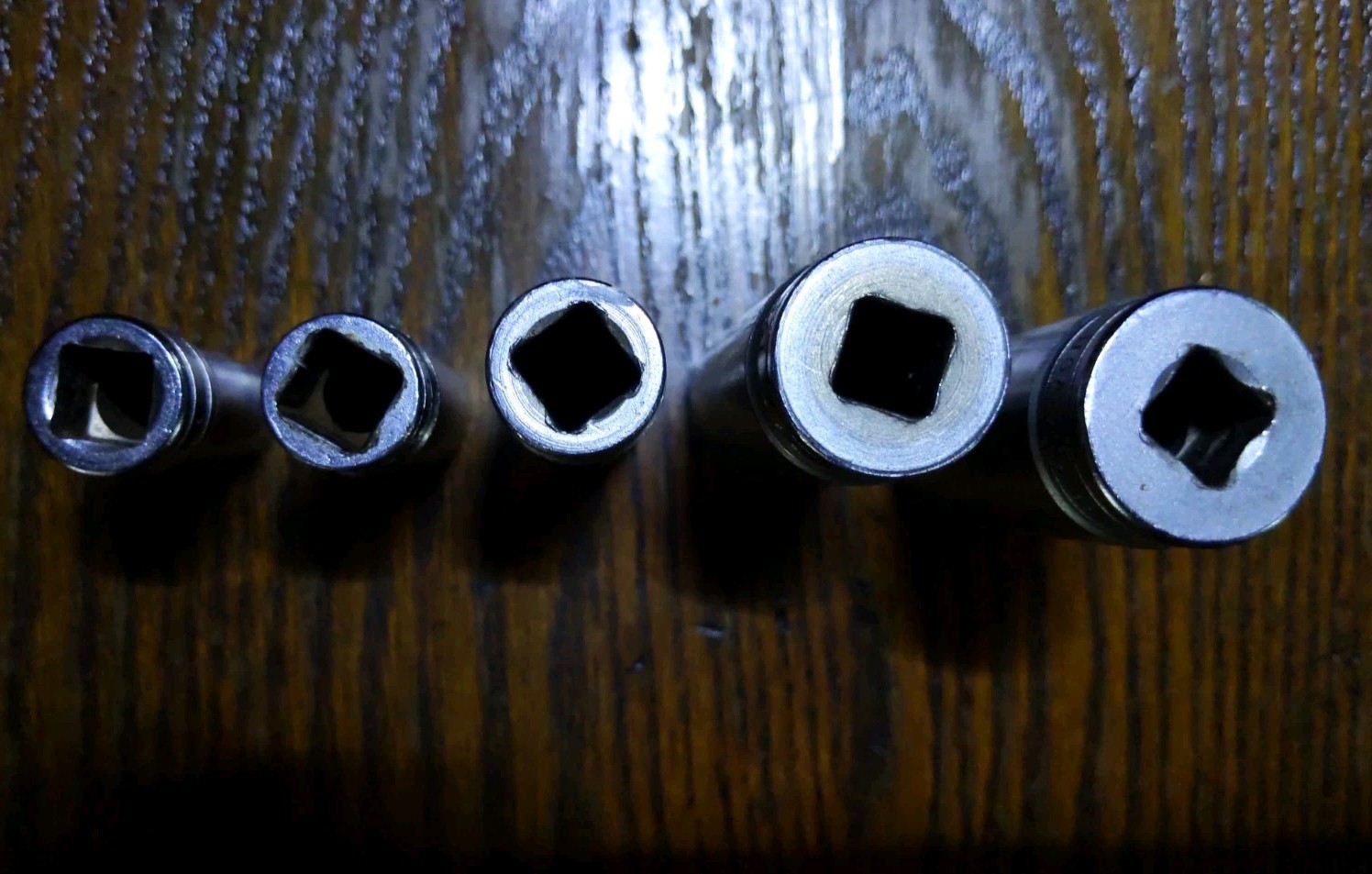 Lot of Snap On 3/8″ Drive 12 Point Deep SAE Sockets, 7/16, 1/2, 9/16, 3/4, 13/16