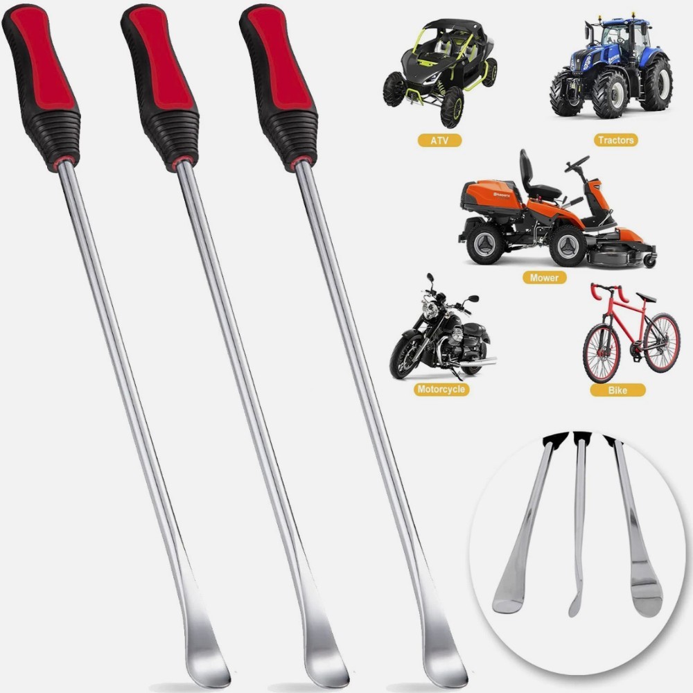 Steel Tire Spoon Lever Iron Kit Professional Motorcycle Tire Changing Tool Set