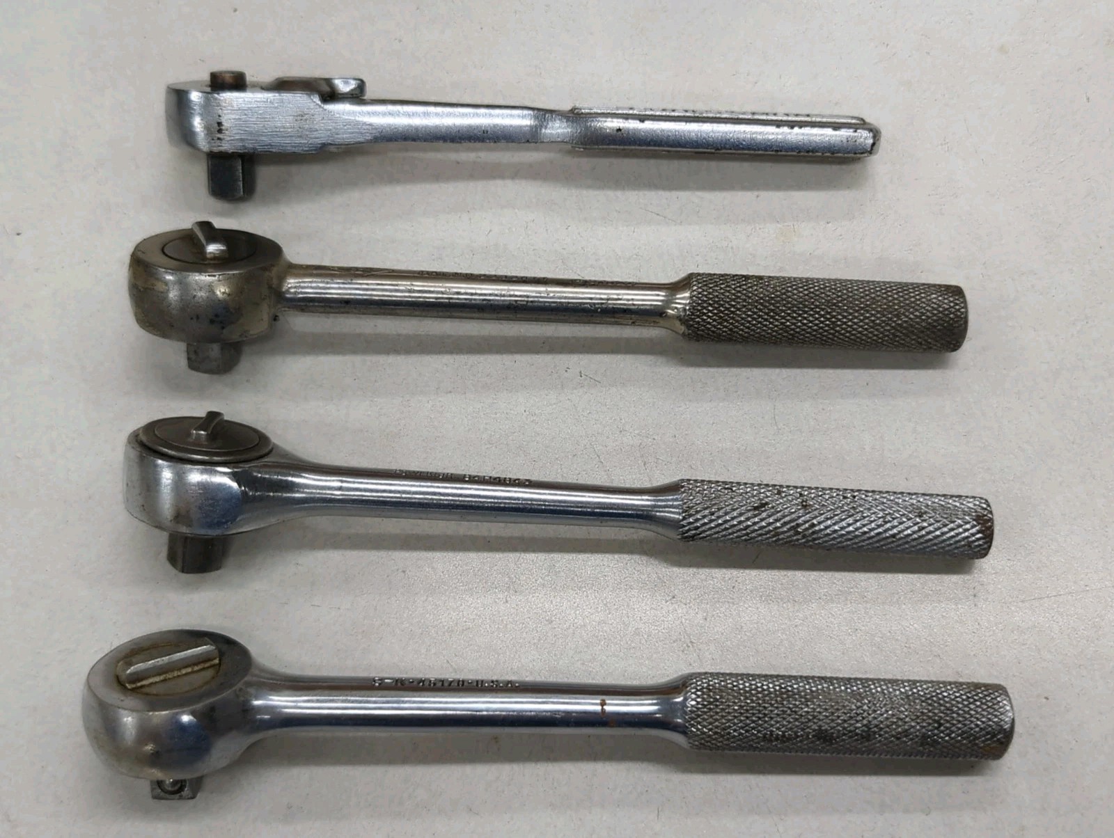 4pc 3/8″ Ratchet Craftsman, Power Kraft, (2) S-K USA Made Tool Set