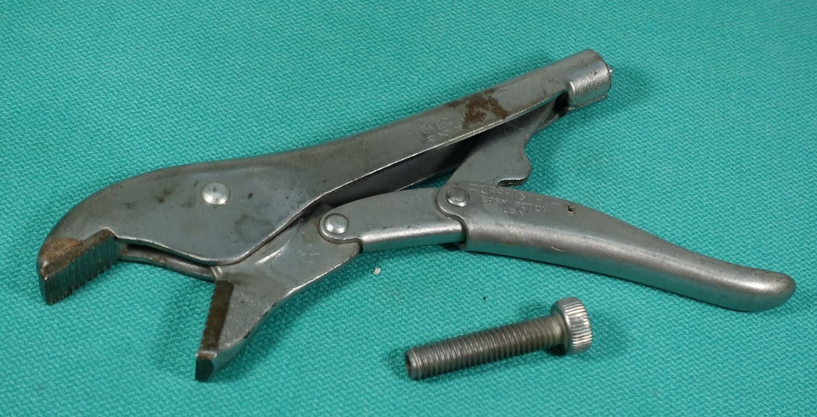 1952- =CRAFTSMAN= 9″ Easy Action Adjustable Locking Lever Jaw Vise Grip Pliers