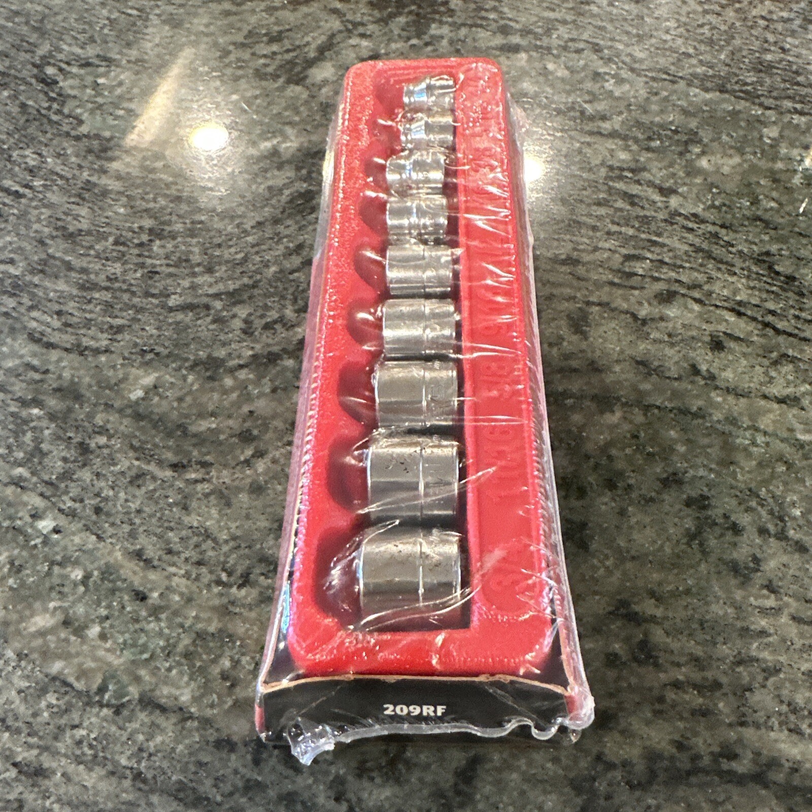Snap On 209rf 8 Pc 3/8 drive low profile sae 12 point socket set 1/4-3/4”sealed