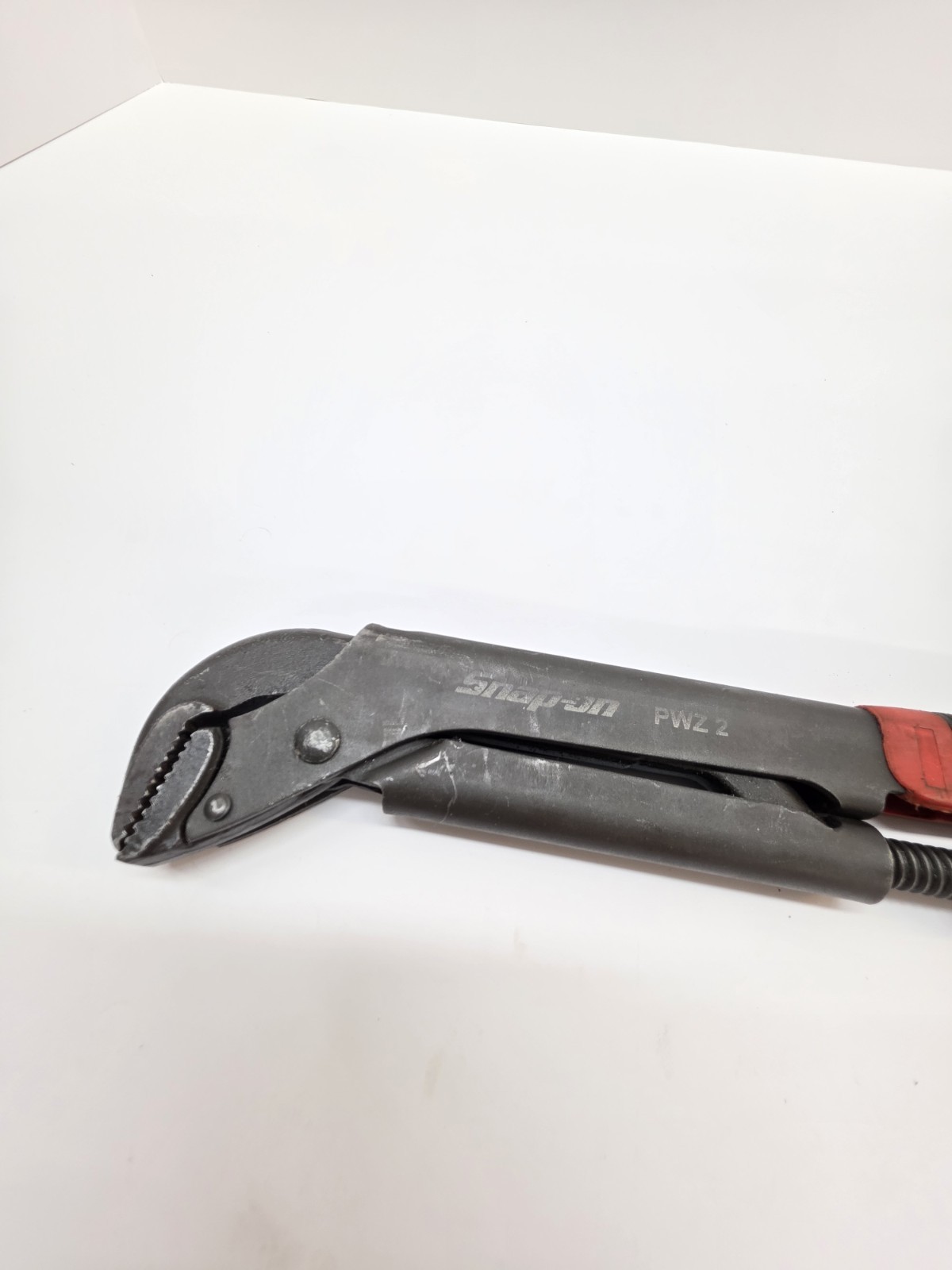 Snap On Tools PWZ2 17″ Red Black Soft Grip Handle Pliers Wrench FREE SHIPPING