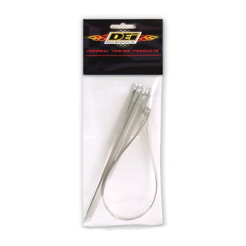 DEI 10205 Stainless Steel Locking Tie Eight 8in and Four 14in per pack