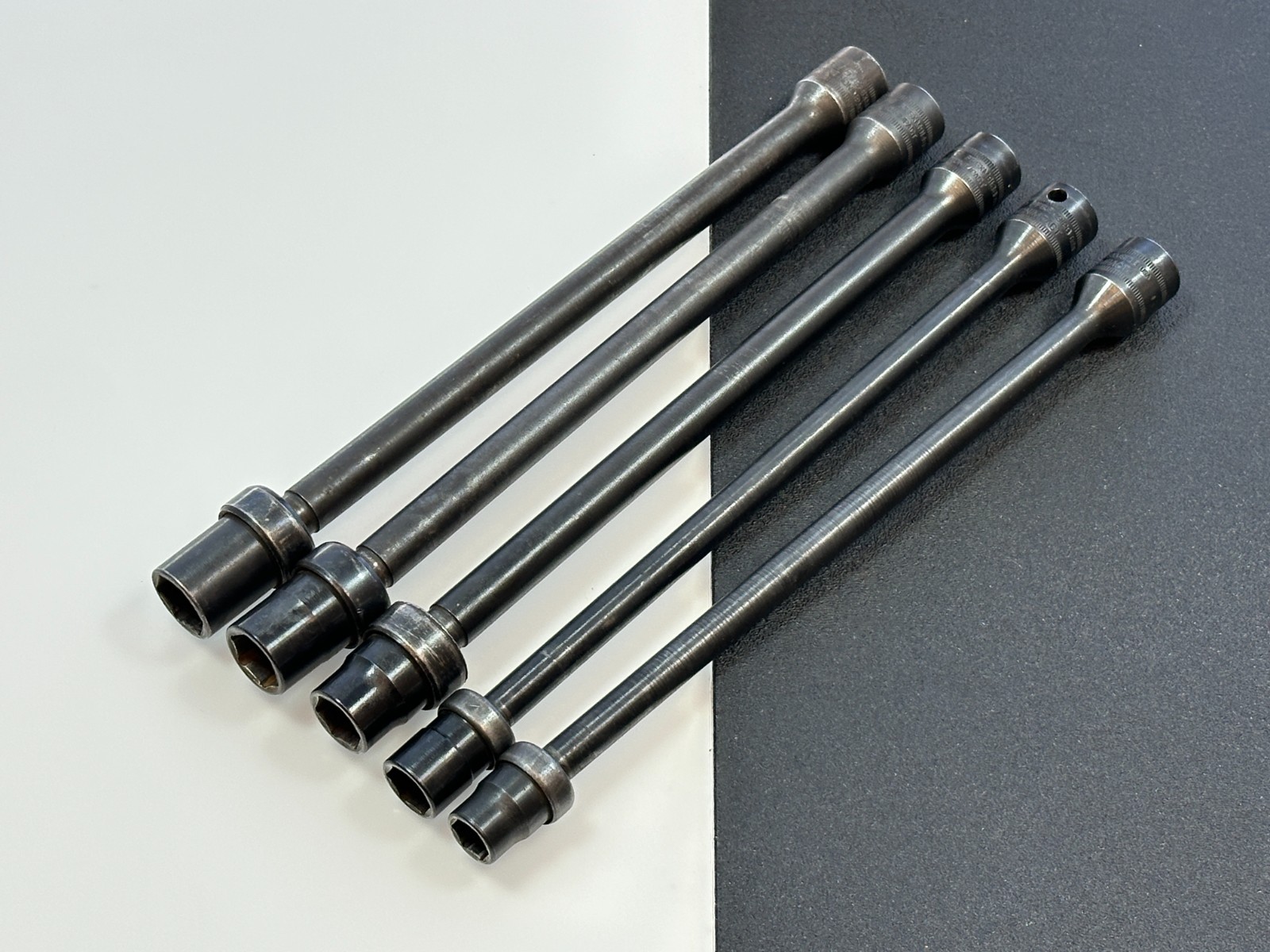 Snap On Tools USA 5pc 3/8″ Drive Metric Swivel Ball Extension Socket Set