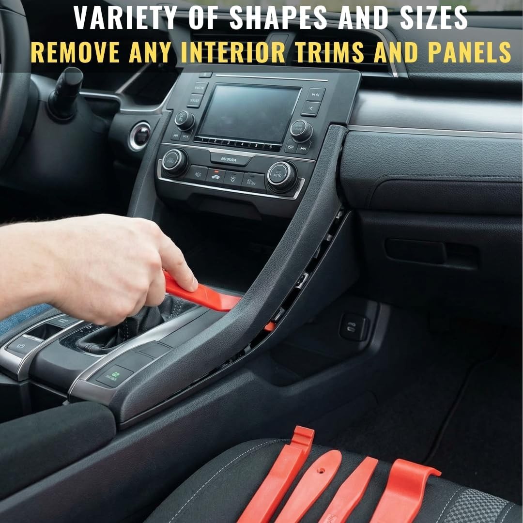 Auto Trim Removal Kit 8Pcs Plastic Pry Tools for Car Interior Panels Dash