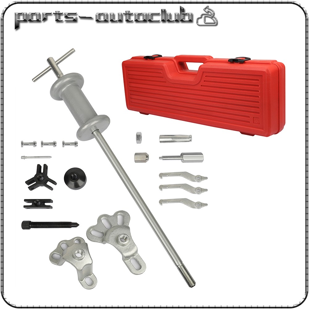 USA Slide Hammer Dent Puller Tool Kit Wrench Adapter Axle Bearing Hub Auto Set