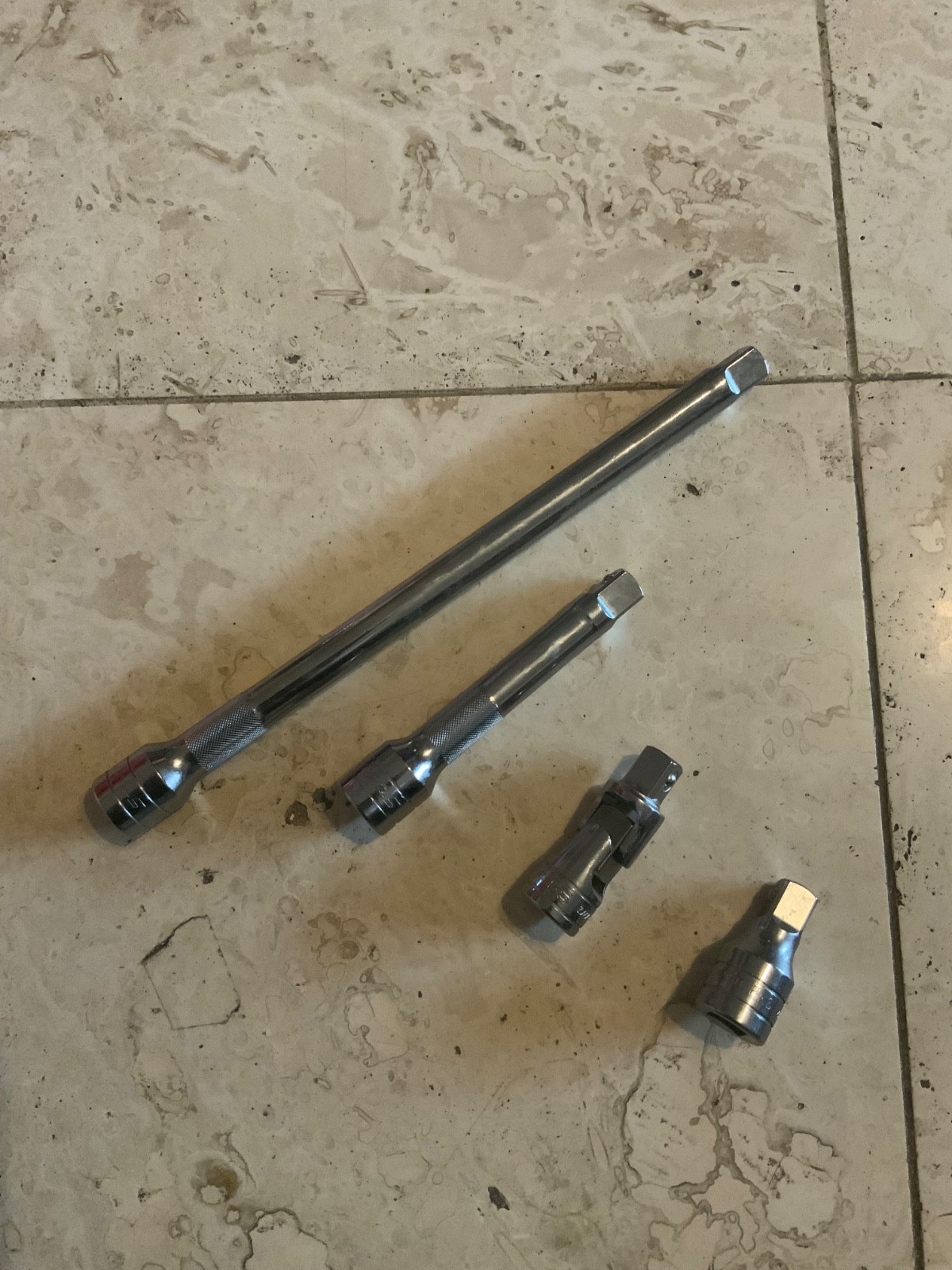 Snap On 1/2” Dr 4 Piece Extension and Universal Joint Set New